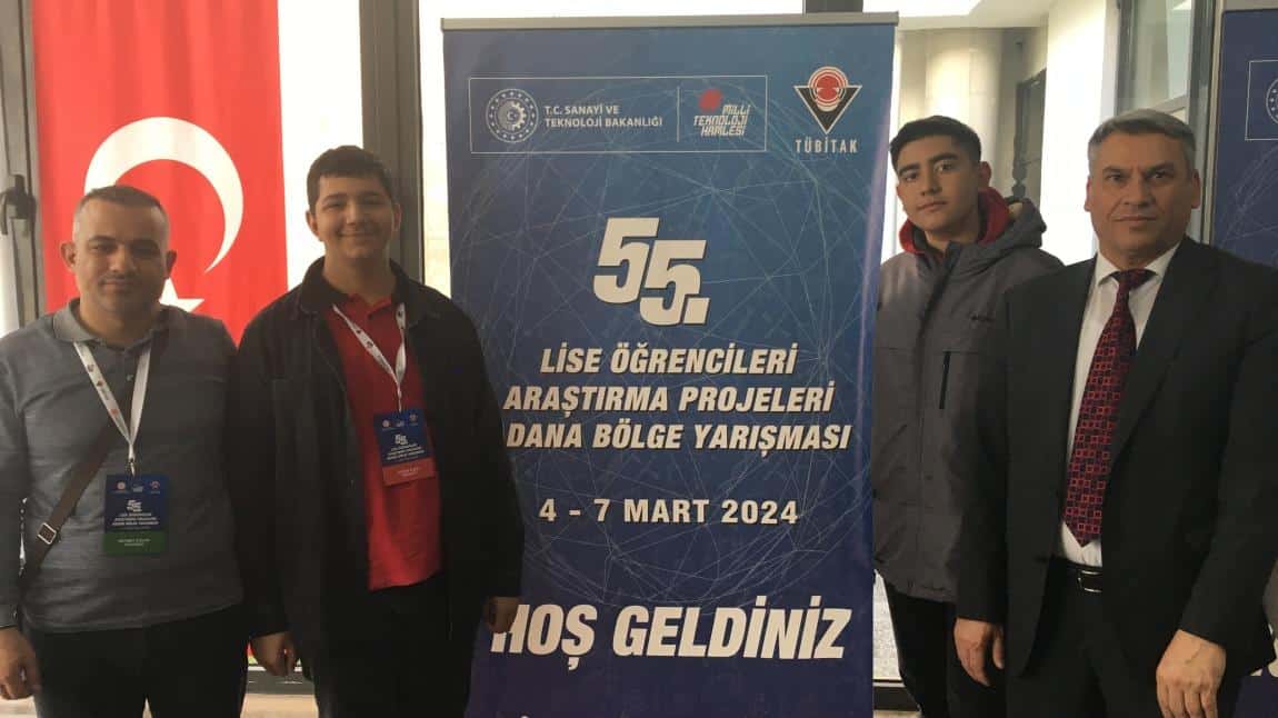 TÜBİTAK 2204-A Lise Öğrencileri Araştırma Projeleri Yarışması Adana Bölge Finallerine Katıldık